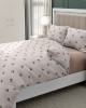 Queen size 230Χ270 100% Cotton Sheet Ideato Lily - 1943-3