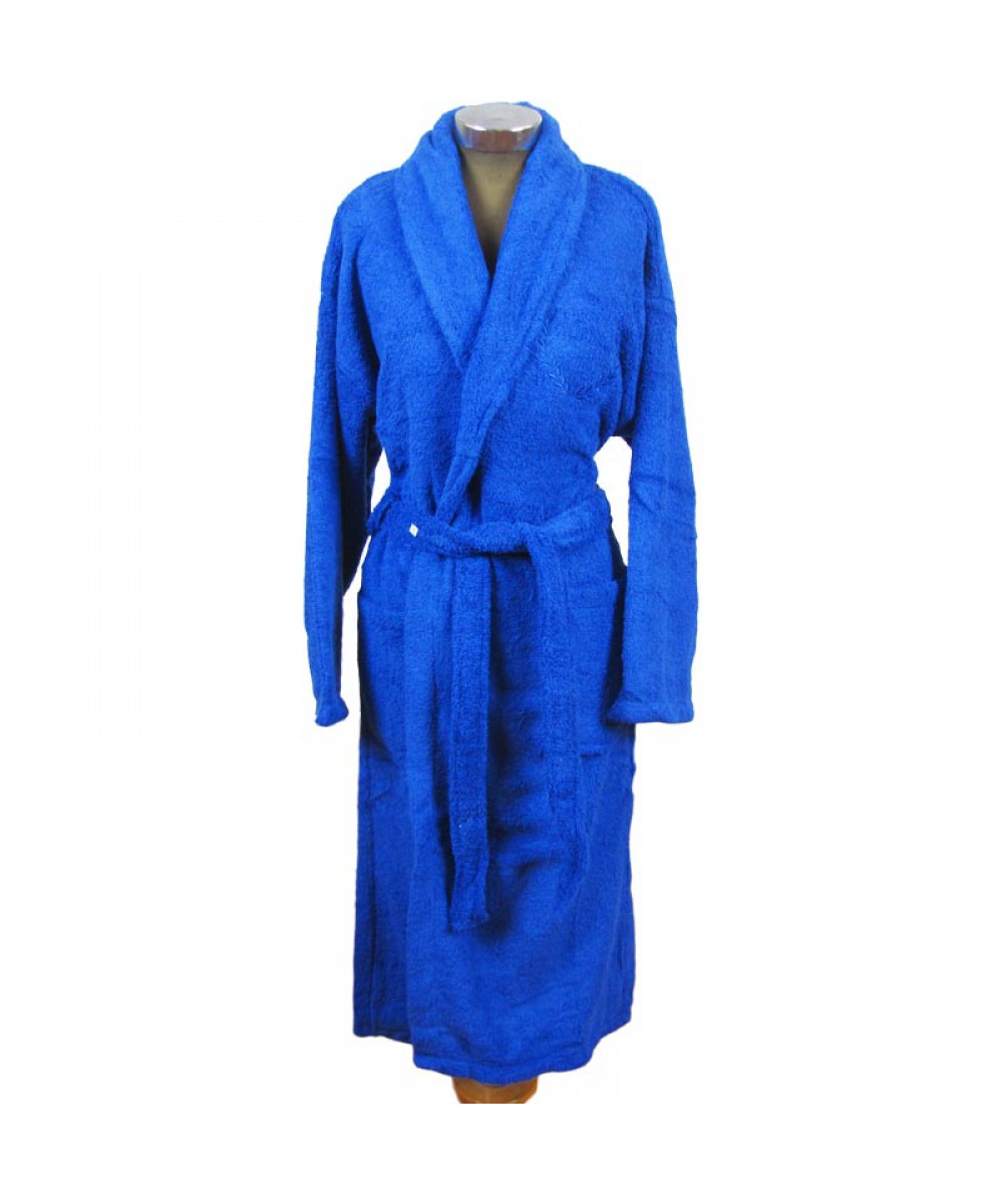 Adult's 100% cotton bathrobe Flamingo Royal - 1237