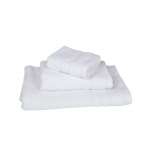 Πετσέτα ΚΟΜΒΟΣ Πεννιέ 500γρ/μ² Λευκή Προσώπου 50x90 -7333336-7