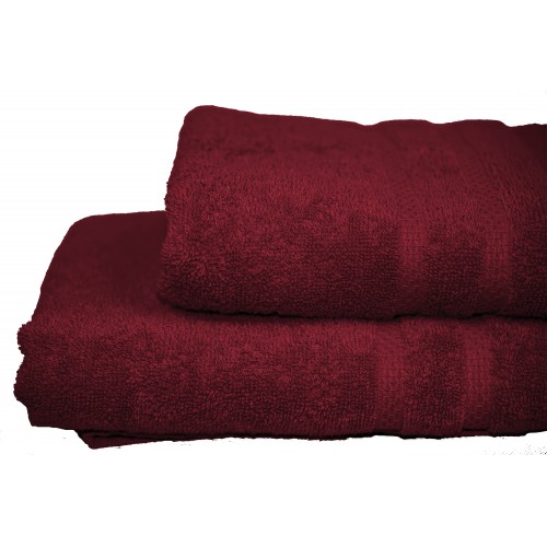 Ideato Face Towel 50X90 Bordeaux Combed Cotton 500g/m2 - 2117-2