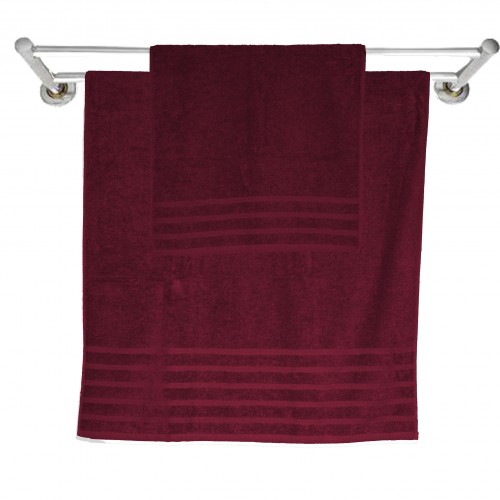 Ideato Hand Towel 30X50 Bordeaux Cotton 500g/m2 - 2117-1