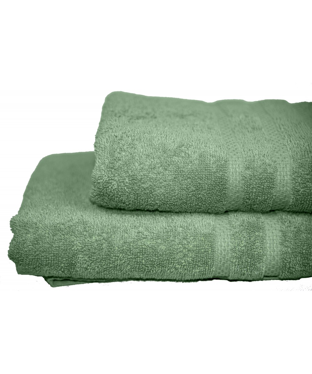 Ideato Bath Towel 70X140 Green Combed Cotton 500g/m2 - 2123-3