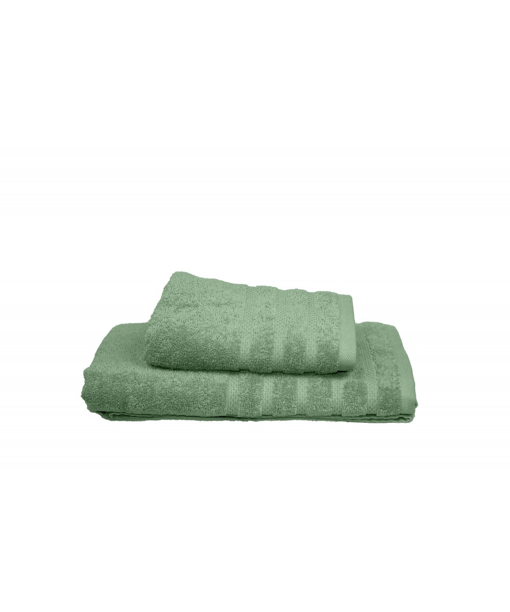 Ideato Face Towel 50X90 Green Combed Cotton 500g/m2 - 2123-2