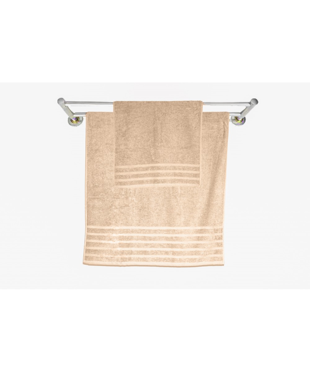 Ideato Bath Towel 70X140 Champagne Combed Cotton 500g/m2 - 2124-3