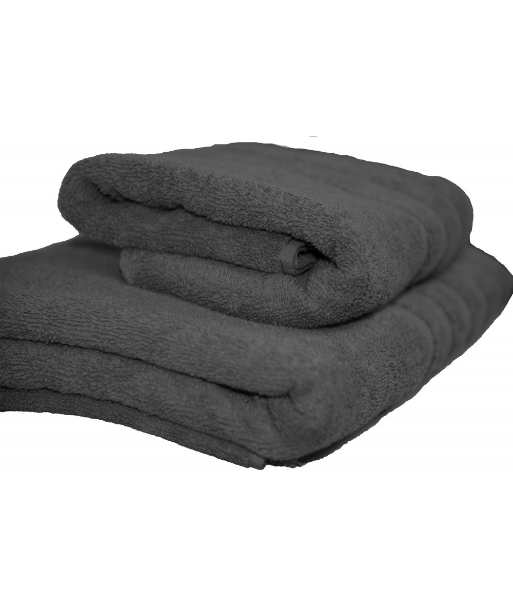 Ideato Face Towel 50X90 Dark Grey Combed Cotton 500g/m2 - 2126-2