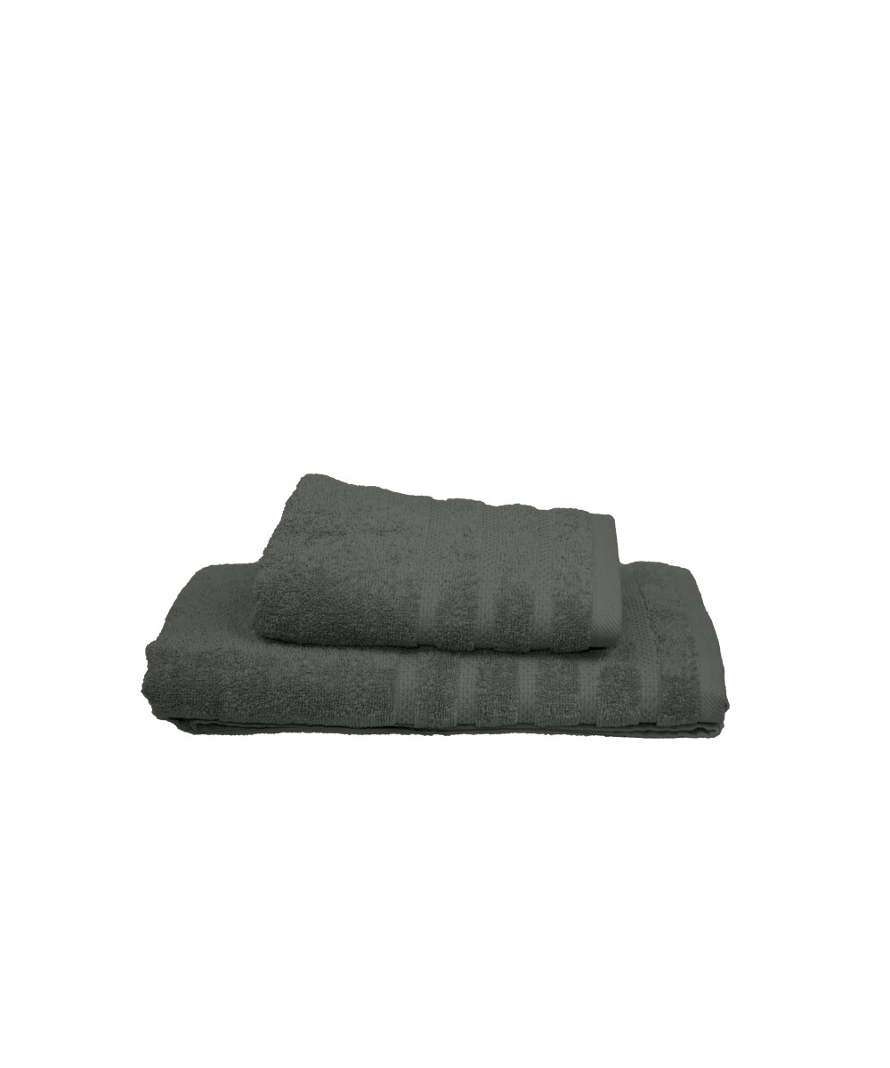 Ideato Face Towel 50X90 Dark Grey Combed Cotton 500g/m2 - 2126-2