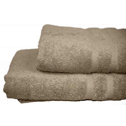 Ideato Hand Towel 30X50 Mocha Combed Cotton 500g/m2 - 2128-1