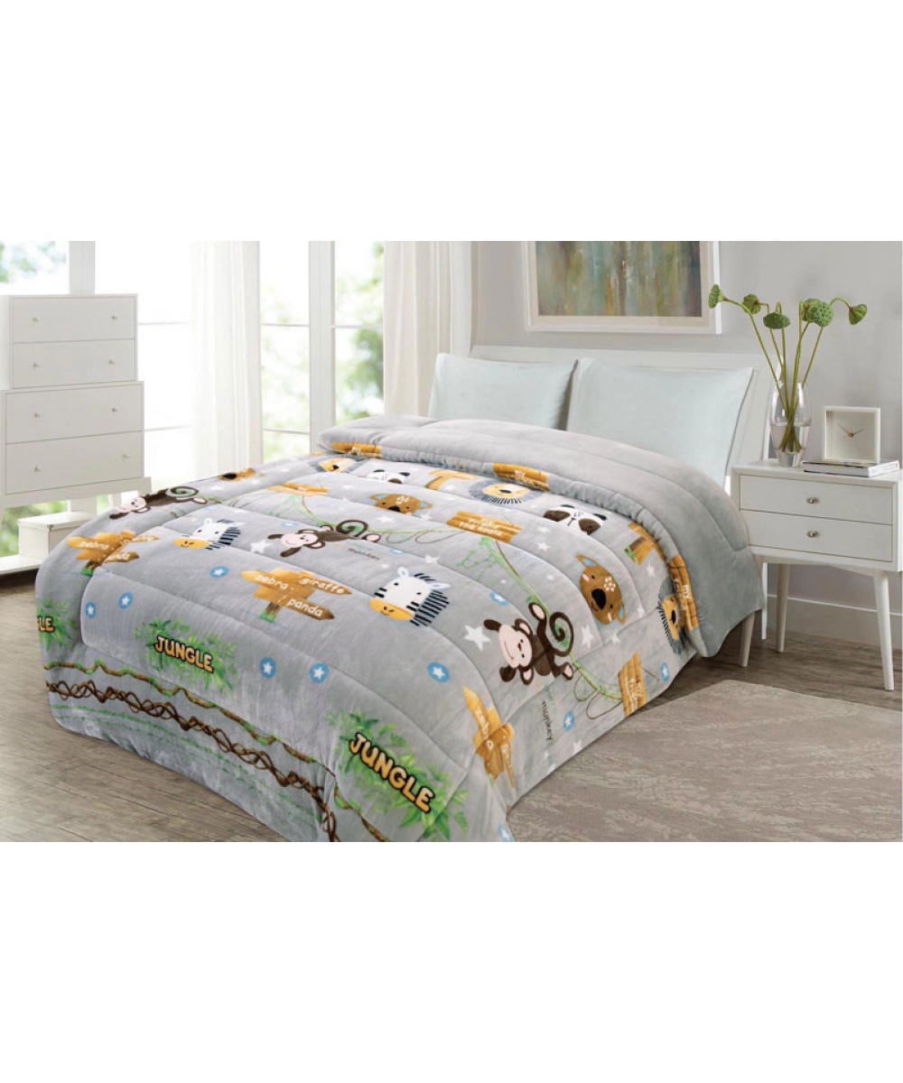 Semi-double isothermal blanket Ideato 160X220 Jungle - 2092