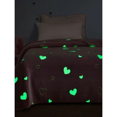 Baby Crib's Blanket Luminus Sunshine 110X140 Hearts Pink - 041-53-hearts-pink