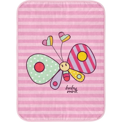 Baby Crib's Blanket Flamingo Fly 100X140 - 1801