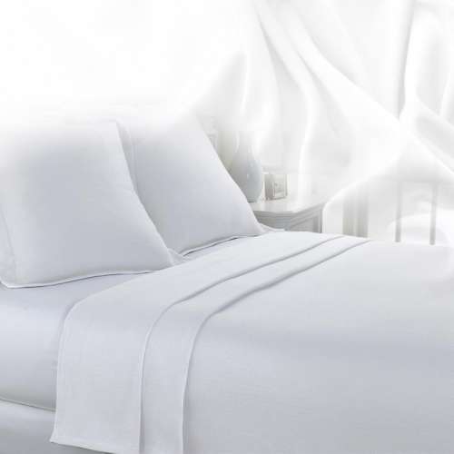 Single 100% cotton 170Χ270 hotel sheet 170 threads - 723-1-6