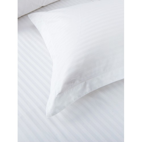 Ηοtel Pillowcase Ideato NEPTUNE Oxford 100% Cotton Satin 50Χ70+4 220tc with Stripe 1cm - NEPTUNE-10