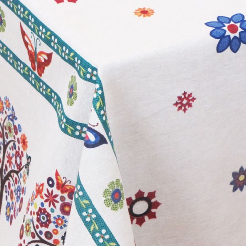 Printed Rectangular Tablecloth for Kitchen 140Χ180 -  2973-2