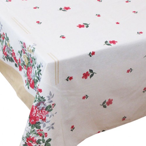 Printed Rectangular Tablecloth for Kitchen 140Χ220 - 2975-3