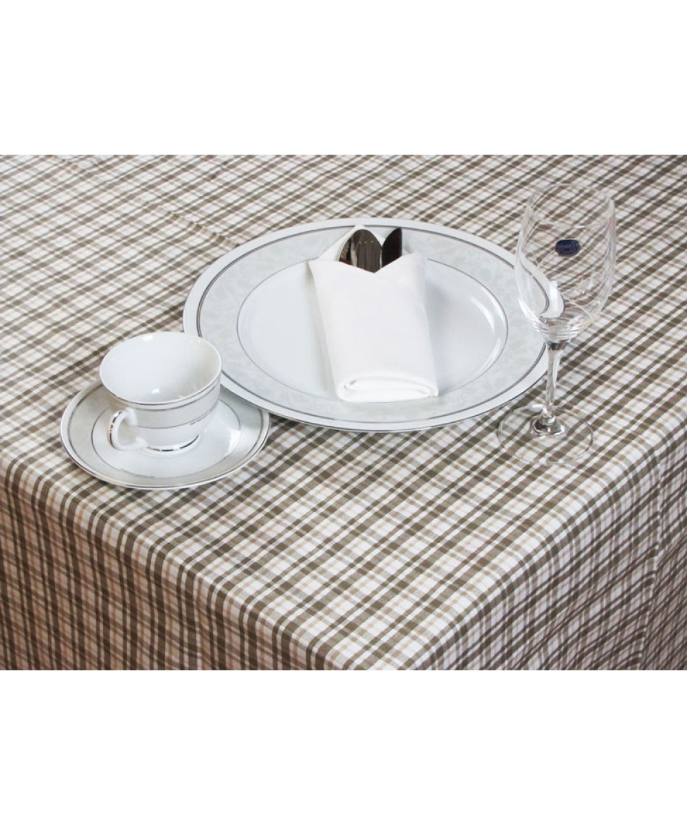 Printed Rectangular Tablecloth for Restaurants 140Χ180 - 1545-2