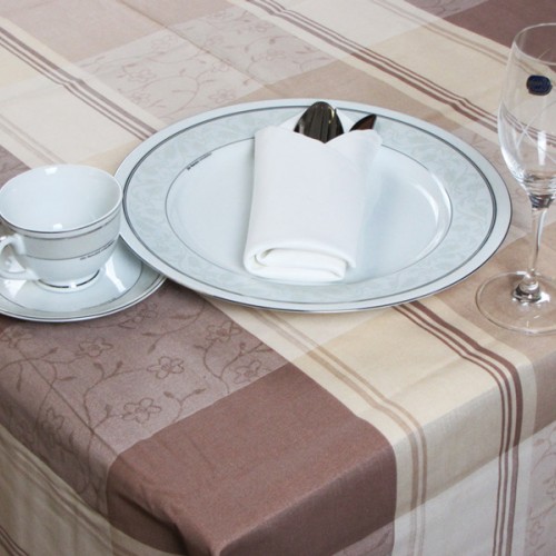 Printed Rectangular Tablecloth for Kitchen 140Χ220 - 2553-3