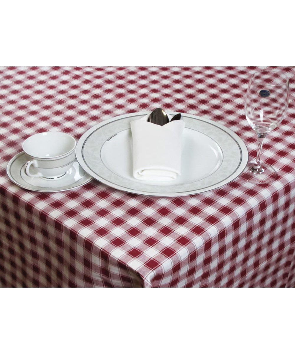 Printed Rectangular Tablecloth for Restaurants 140Χ180 - 1561-2