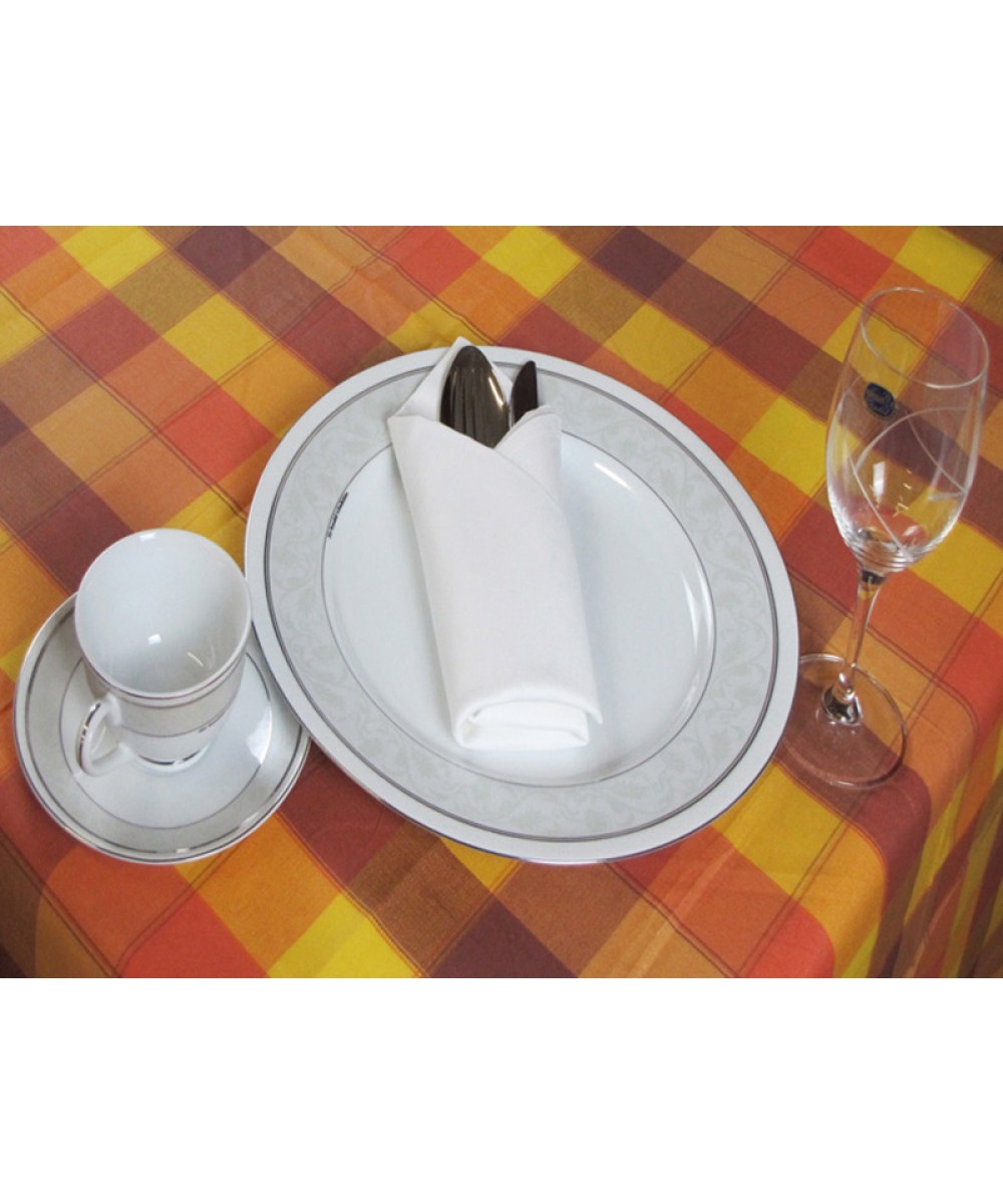 Printed Square Tablecloth for Kitchen 140Χ140 - 2590-1