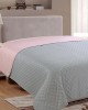 Extra-Double Blanket 220X240 Fiber Grey-Pink- 131-18-gp