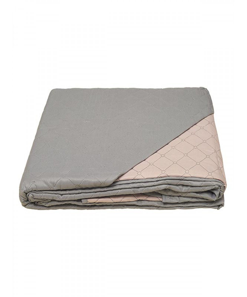 Semi-Double Blanket 160X220 Fiber Grey-Pink  - 131-17-gp