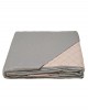 Extra-Double Blanket 220X240 Fiber Grey-Pink- 131-18-gp