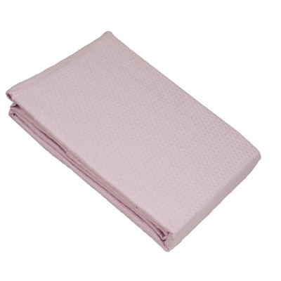 Ροζ κουβέρτα πικέ ημίδιπλη sanforized 170Χ245 - 3256-1