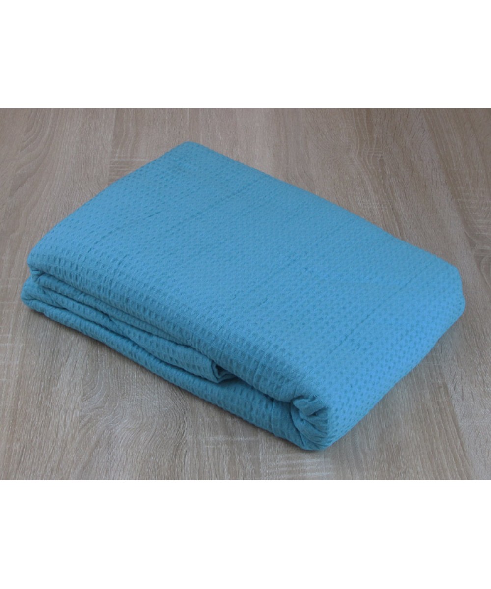 Aqua Single Pique Sanforized Blanket  For Hotels 170Χ265 - 3993-1
