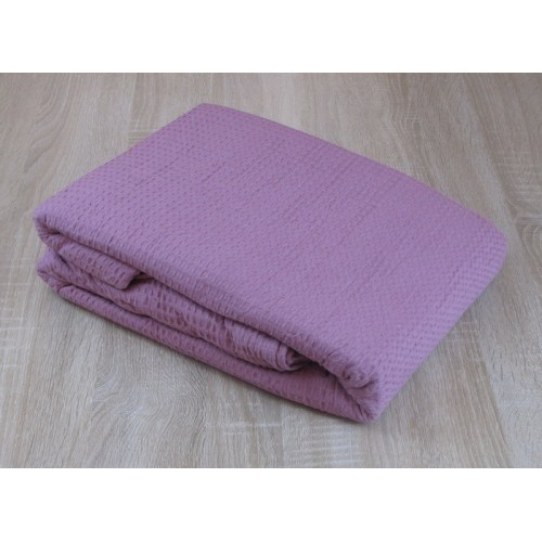 Dusty Pink Single Pique Sanforized Blanket 170Χ265 - 1996-1