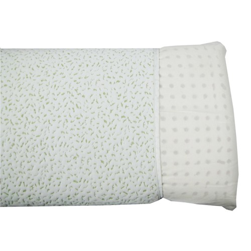Anatomical pillow of 100% natural latex and quilted fabric wtih aloe vera extract - 1259-1-2