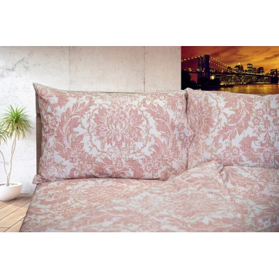 Υπέρδιπλη Παπλωματοθήκη 220Χ240 100% Βαμβακερή Ideato Tapestry Beige - 2061-8