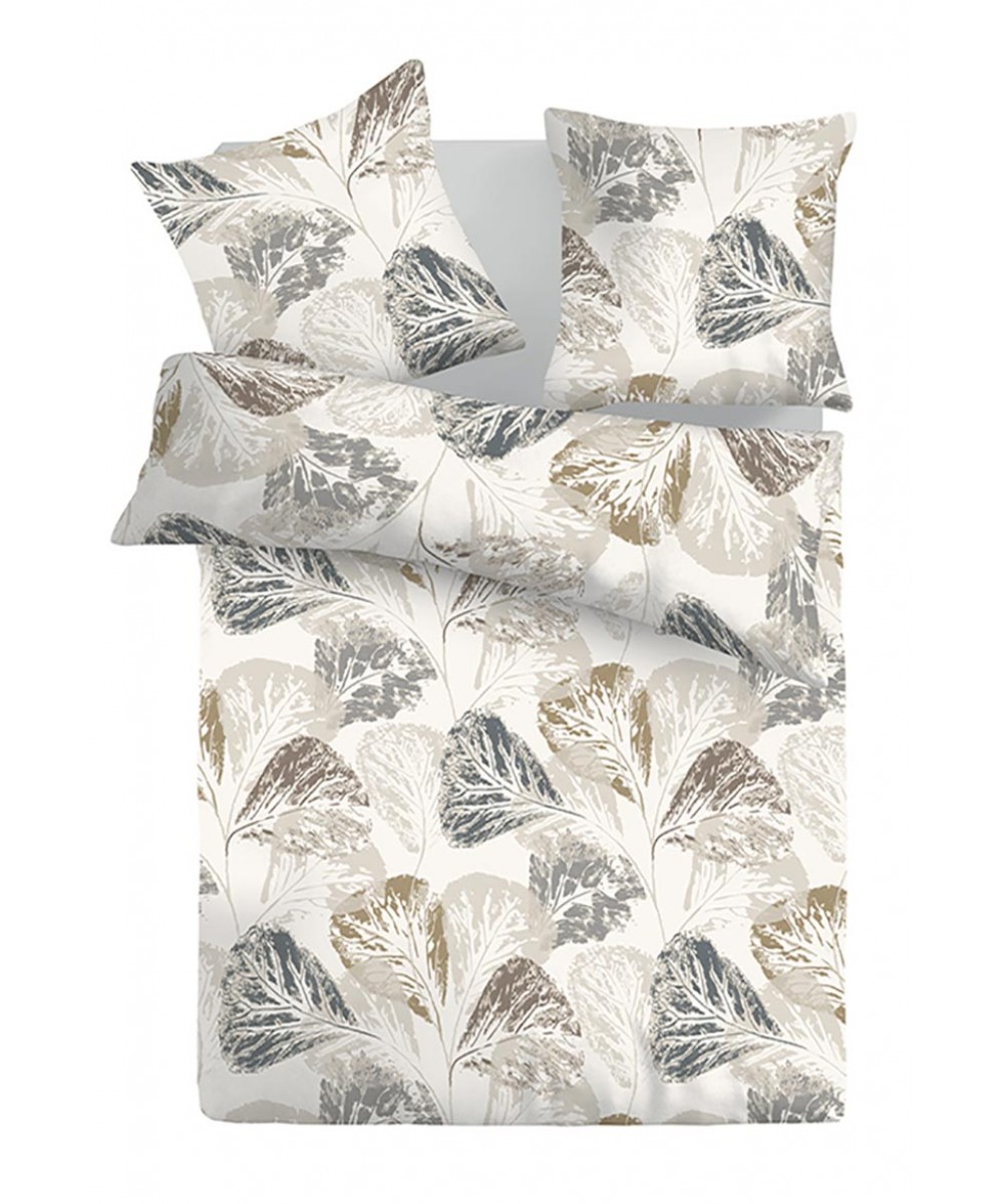 Pillowcase 100% Cotton Ideato Autumn Leaves 50Χ70 - 1388-2