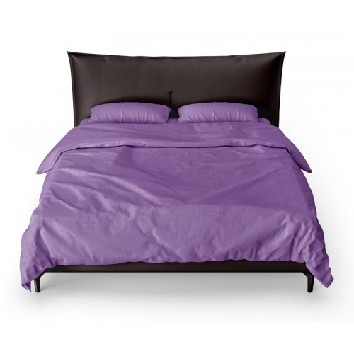 Pillowcase 50X70 100% Cotton Ideato Purple - 1712-2
