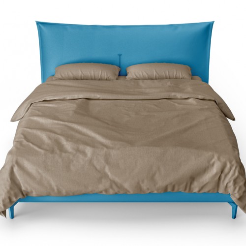 Pillowcase 50X70 100% Cotton Ideato Light Brown - 1711-2