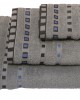 KOMBOS Penniere Towel 450g/m2 Polka Dot Jacquard Gray Face Towel 50x90