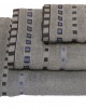 Towel Set 3 pcs KOMBOS Pennie 450g/m2 Polka Dot Jacquard Gray (30x50, 50x90, 70x140)