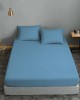 Pair of pillowcases KOMBOS Cotton Line monochromatic Sky Blue 50x70