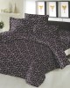 Pair of pillowcases KOMBOS Cotton Line Printed Little Rose Black 50x70