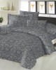 Pair of pillowcases KOMBOS Cotton Line Printed Lahor Gray 50x70