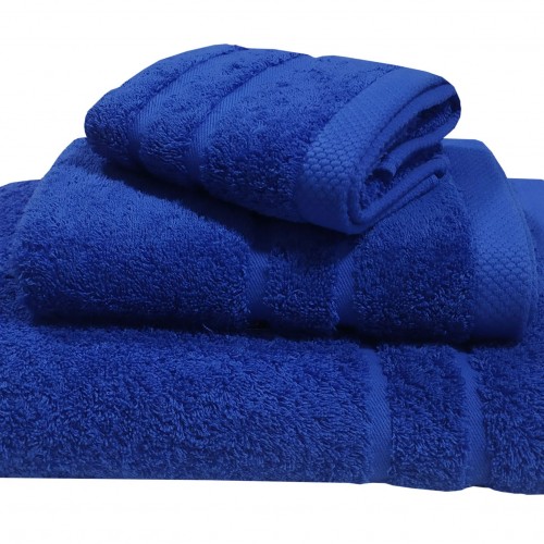 Set of 3 pcs Le Blanc 600gr/m2 Royal Blue Penny Towels (40x60, 50x95, 80x145)