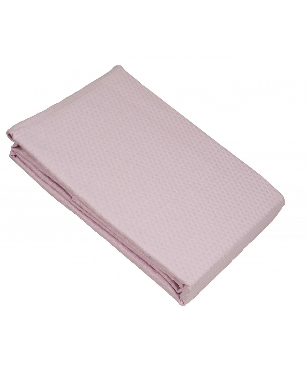 Κουβέρτα Πικέ Le Blanc Sanforized Cotton 100%  Pink Μονή 170x245