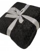 Κουβέρτα Le Blanc Velour Flannel Black Διπλή 200x220 400gsm