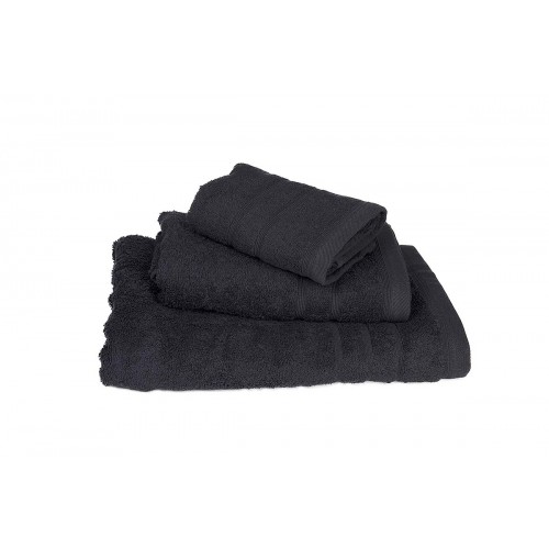 KOMVOS Pennie towel 500g/m2 Black Hand 30x50