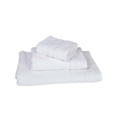 Πετσέτα ΚΟΜΒΟΣ Πεννιέ 500γρ/μ2 Λευκό Χειρός 30x50