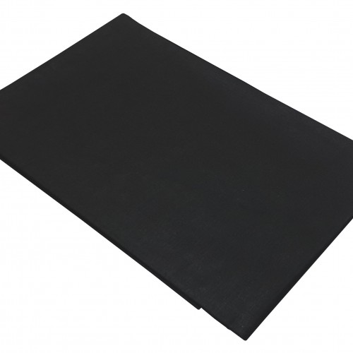 KOMBOS Sheet Black Monochrome Single with Elastic 100x200 20