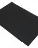Σεντόνι ΚΟΜΒΟΣ Μαύρο μονόχρωμο Διπλό με λάστιχο 150x200 20