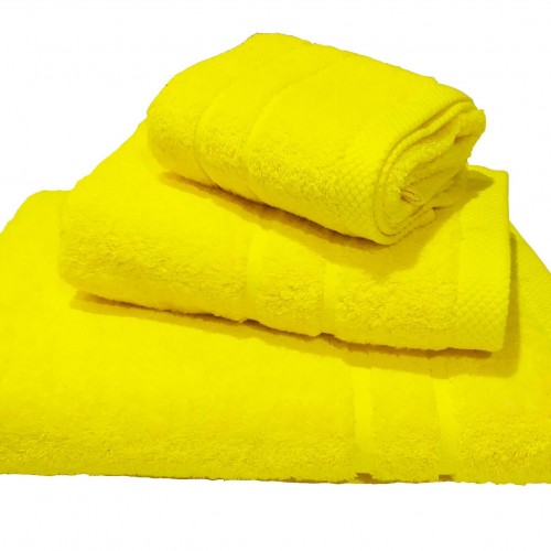 Set of 3 pcs Le Blanc Penny Towels 600g/m2 Yellow (40x60, 50x95, 80x145)