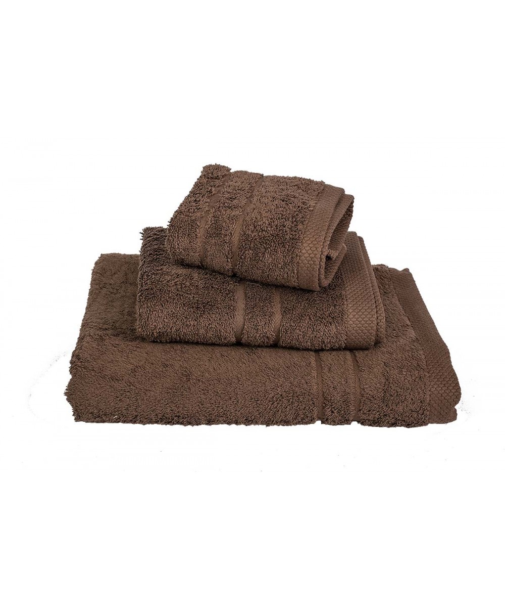 Set of 3 pcs towels Le Blanc 600gr/m2 Brown (40x60, 50x95, 80x145)