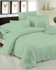 Sheet Single LeBlanc Monochrome Polycotton 50/50 TC144 Green Single with elastic 100x200 35