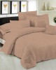 Sheet Single LeBlanc Monochrome Polycotton 50/50 TC144 Light Brown extra double with elastic 160x200 35