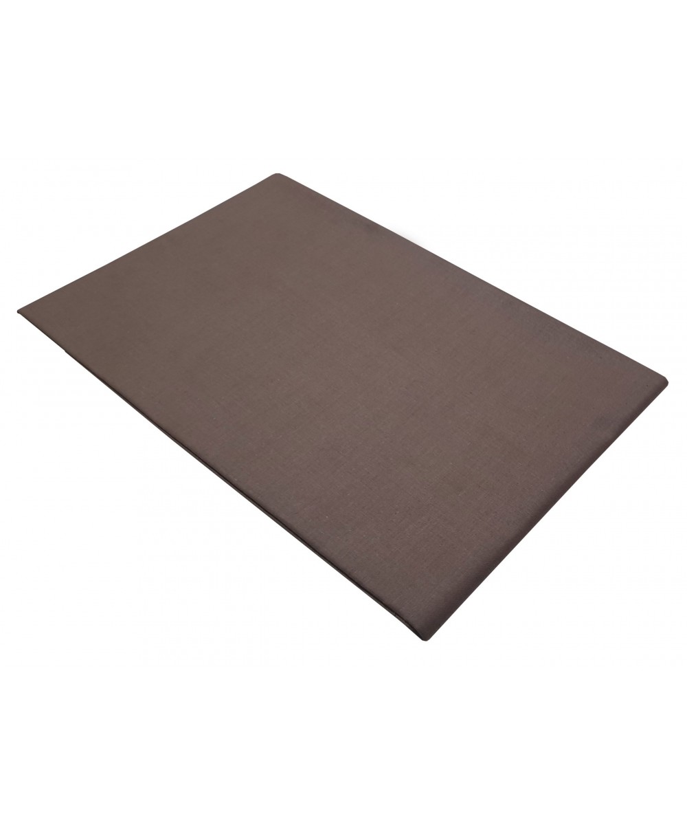 KOMBOS bed sheet Brown monochrome Single with elastic 120x200 20